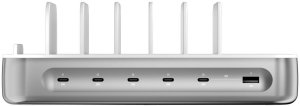 Ładowarka 4smarts Stacja ładująca 4smarts Team 100W 5xUSB-C z zestawem 6 kabli srebrny 2
