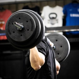 Obciążenie bitumiczne 15 kg 2 szt. talerz kompozytowy 29 mm krążek do sztangi hantli UNIWERSALNY 3