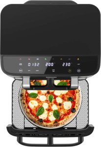 Frytkownica beztłuszczowa Cecotec Cecofry FoodCourt 18000 4Pizza 4