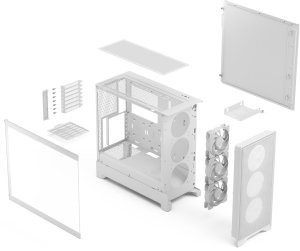Obudowa Fractal Design Pop 2 Air TG RGB biała (FD-C-POA2A-04) 6