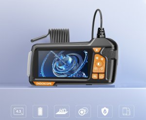 Renew Force Kamera Inspekcyjna Endoskop Sztywny Elastyczny 2m Ekran Hd Ips 4.3” Ip67 / Az-m40-d 6