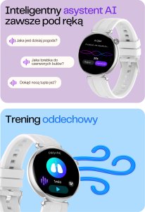 Smartwatch Cardio Active srebrny Watchmark 8