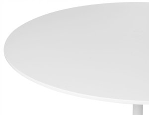 Beliani Stół do jadalni BOCA Biały 120 cm 120 cm 3