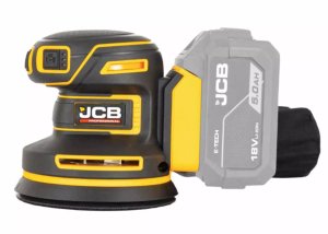 JCB Professional 18V Szlifierka Mimośrodowa 125mm Dual Charger Bateria 5Ah 10