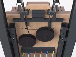 Toorx Reformer do Pilatesu PTX7500 Underwood&Earth  aluminiowe łóżko pilates 9