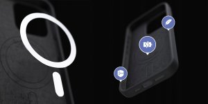 Nakładka Etteri Silicone Mag do iPhone 14 6,1" czarna 5