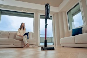 Odkurzacz pionowy Hoover HF610HX 011 Vacuum cleaner Handstick Cordless Operating time 40 min Dust container 0.7 L czarny 19