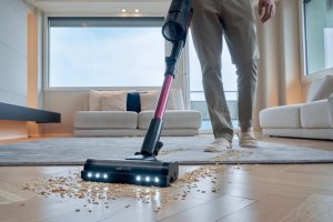 Odkurzacz pionowy Hoover HF610HX 011 Vacuum cleaner Handstick Cordless Operating time 40 min Dust container 0.7 L czarny 4