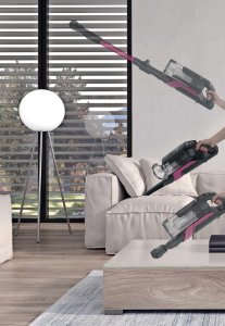 Odkurzacz pionowy Hoover HF610HX 011 Vacuum cleaner Handstick Cordless Operating time 40 min Dust container 0.7 L czarny 44