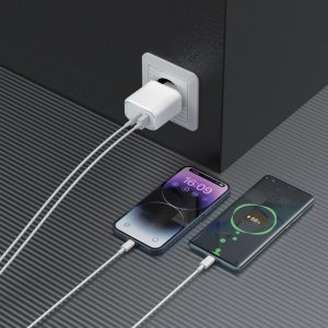 Ładowarka Kaku ładowarka sieciowa Encore Energy PD 3.0 Quick Charge 4.0 USB-A USB-C 45W adapter MD-4583TR 8