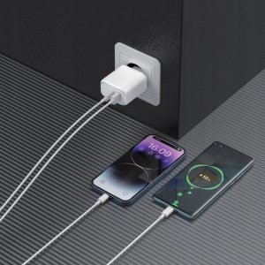 Ładowarka Kaku ładowarka sieciowa Encore Energy PD 3.0 Quick Charge 4.0 USB-A USB-C 45W adapter MD-4583TR 10