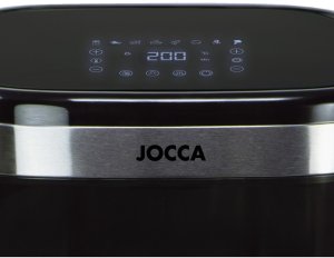 Frytkownica beztłuszczowa Jocca Frytkownica na gorące powietrze z wyświetlaczem 2385 10l nierdzewna/czarna 11