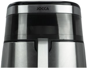 Frytkownica beztłuszczowa Jocca Frytkownica na gorące powietrze z wyświetlaczem 2385 10l nierdzewna/czarna 12