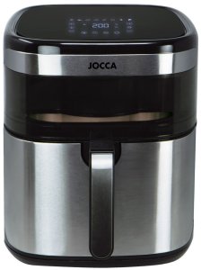 Frytkownica beztłuszczowa Jocca Frytkownica na gorące powietrze z wyświetlaczem 2385 10l nierdzewna/czarna 9