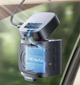 Wideorejestrator Baseus Baseus VD1 Pro Kamera samochodowa 1080P Solar Wi-Fi GPS noktowizja Starvis 4