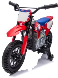 Milly Mally Pojazd Motor HONDA CFR450R Czerwony EDUKAMP 14