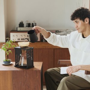Hario Drip Stand Set AYA dripper z stojakiem czarny 2