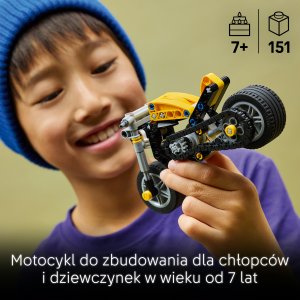 LEGO Technic Żółty motocykl (42225) 2