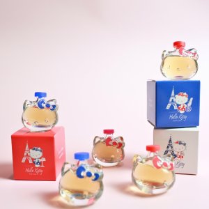 HelloKitty Set Hello Kitty: Around Paris Blanc, Eau De Toilette, For Girls, 5 ml *Miniature + Around Paris Bleu, Eau De Toilette, For Girls, 5 ml *Miniature + Around Paris Rose, Eau De Toilette, For Girls, 5 ml *Miniature + Around Paris Rouge, Eau De Toil 2