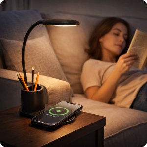 Kamera IP Luxury-Goods MINI KAMERA WIFI SZPIEGOWSKA UKRYTA W LAMPCE ANDROID PODGLĄD ŻYWO DETEKCJA 2