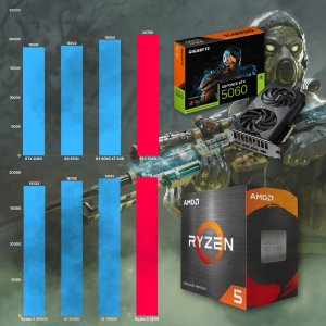 Komputer Better Side of Gaming Striker V21 AMD Ryzen 5 NVIDIA GeForce RTX 5060 16GB DDR4 512GB SSD Windows 11 11