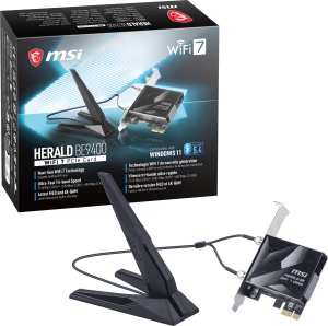 Karta sieciowa MSI Herald BE9400 WiFi 7 PCIe 9
