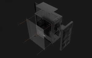 Obudowa Darkflash M305 Mesh bez wentylatorów biała 9