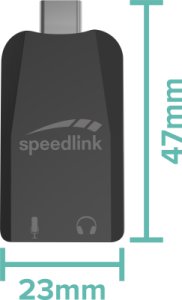 Kino domowe Speedlink VIGO USB-C Sound Card, black 5