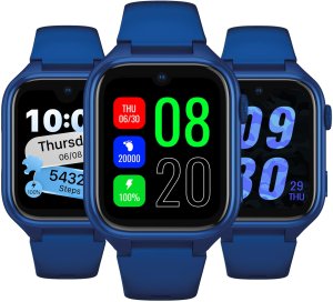 Smartwatch Active Band STELIO Smartwatch dla dzieci Junior Pro AI 4G ST-SWJ102-NB granatowy SIM, GPS, openAI, Android 11