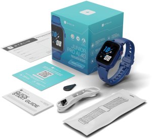 Smartwatch Active Band STELIO Smartwatch dla dzieci Junior Pro AI 4G ST-SWJ102-NB granatowy SIM, GPS, openAI, Android 16