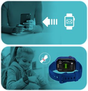 Smartwatch Active Band STELIO Smartwatch dla dzieci Junior Pro AI 4G ST-SWJ102-NB granatowy SIM, GPS, openAI, Android 9