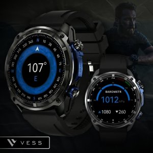 Smartwatch VESS SMARTWATCH MĘSKI ZEGAREK GPS WODOODPORNY ROZMOWY MENU PL 860MAH BLUETOOTH 13