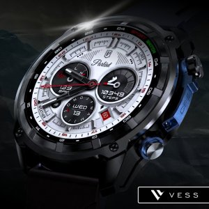 Smartwatch VESS SMARTWATCH MĘSKI ZEGAREK GPS WODOODPORNY ROZMOWY MENU PL 860MAH BLUETOOTH 4