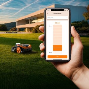 Robot koszący Worx Landroid Vision Cloud 1800m2, stereo camera, RTK, CTO incl. WR318E 9