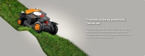 Robot koszący Worx Landroid Vision Cloud 1000m2, 4WD stereo camera, RTK, WR341E 9
