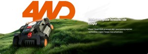 Robot koszący Worx Landroid Vision Cloud 2000m2, 4WD stereo camera, RTK, WR342E 7