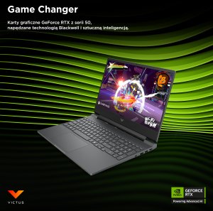 Laptop HP Laptop gamingowy HP Victus 15-fb3017nw / C1LW9EA / AMD Ryzen 7 / 16GB / SSD 1TB / RTX 5050 / FHD / Win 11 11