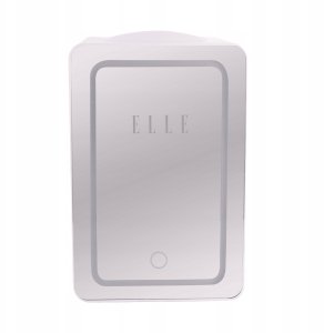Elle Mini lodówka z lusterkiem do makijażu LED ELLE 6L biała 6