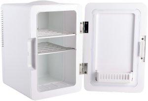 Elle Mini lodówka z lusterkiem do makijażu LED ELLE 6L biała 8