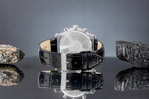 Zegarek Giewont Zegarek Męski Giewont Chronograph Sapphire Srebrno Niebieski GW6260-A4 7