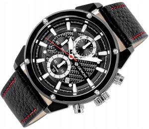 Zegarek Giewont Zegarek Męski Giewont Chronograph Sapphire Czarny GW8810-A1 3