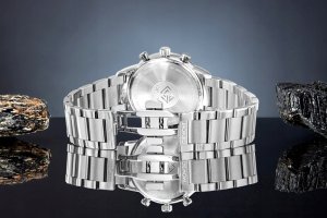 Zegarek Giewont Zegarek Męski Giewont Chronograph Sapphire Srebrno Niebieski GW8510-B3 7
