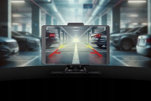 Wideorejestrator Tablet Rejestrator Nexadio CC-100 2K 7'' Android CarPlay Kamera cofania 11