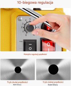 Wiertarka Nutool Wiertarka magnetyczna 1200W regulacja obrotów do metalu 6