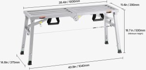 Royal Catering Podest roboczy regulowany składany 180kg malowanie 2