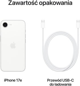 Smartfon Apple iPhone 17e 5G 8/256GB Biały  (MHRW4) 8