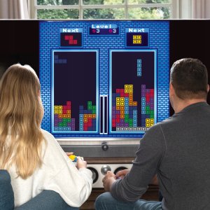 Tetris Duel Konsola Gra Tv Retro Arcade Dla Dwóch Graczy 2x Pad Plug & Play / 320142 3