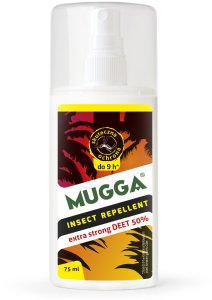 Mugga Zestaw 2x Mugga 50% + 9,5% Deet rodzinny + Balsam kojący 50ml 2