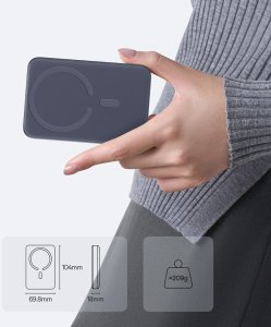 Powerbank Baseus EnerFill FM11 Ultra-Mini 10000mAh Szary 4