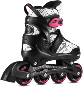 Nils Extreme NH10907 4w1 ŁYŻWOROLKI Z WYM. PŁOZĄ HOKEJOWĄ TINTY RÓŻOWE ROZM. S(31-34) NILS EXTREME 9